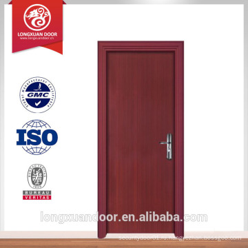 Популярная продажа mdf внутренняя дверь простая деревянная дверь pvc flush door